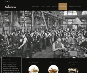 Fabricarestaurante.com(La Fábrica Restaurante) Screenshot