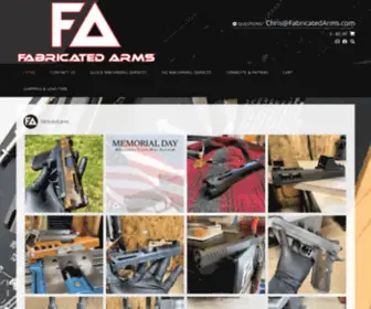 Fabricatedarms.com(Custom machining and slide work) Screenshot