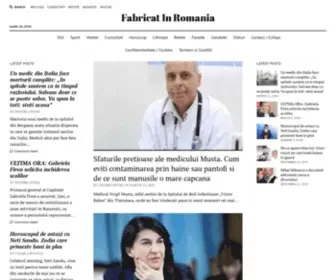 Fabricatinromania.info(Fabricat In Romania) Screenshot