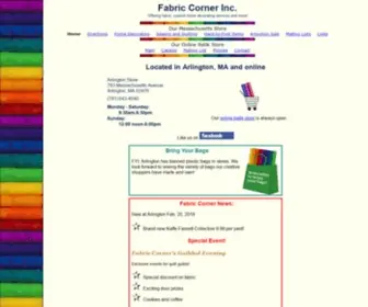 Fabriccornerinc.com(Fabric Corner) Screenshot