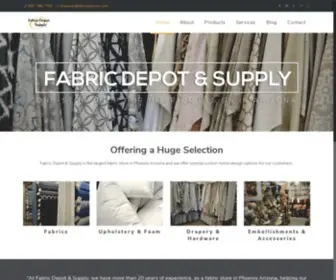 FabriCDepotaz.com(Fabric Depot & Supply) Screenshot