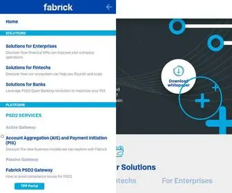 Fabrick.com(Shaping finance) Screenshot