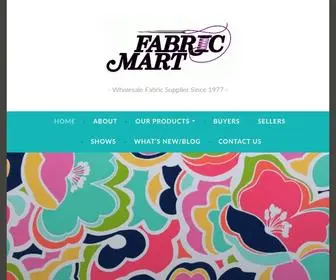 Fabricmartwholesale.com(Wholesale Fabric Supplier Since 1977) Screenshot