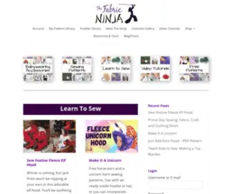 Fabricninja.com(Fabric Ninja) Screenshot