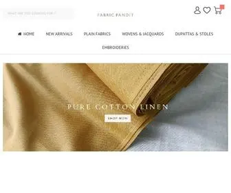 FabricPandit.com(Fabric Pandit) Screenshot