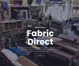 Fabrics-Direct.com(Fabrics Kidderminster for curtains and dress fabric) Screenshot