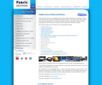 Fabricsolutions.com.au(Tank/Dam Liners and Liquid Containment Solutions) Screenshot