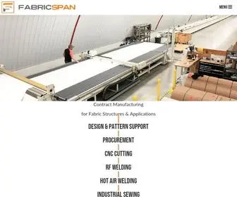 Fabricspan.com(Home) Screenshot