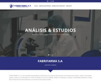 Fabrifarma.com.co(Otro sitio realizado con WordPress) Screenshot