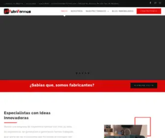 Fabriformas.com(Mobiliario en Bogota) Screenshot