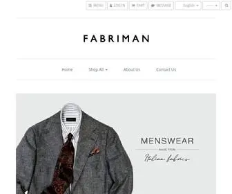 Fabrimanshirt.com(Fabriman) Screenshot