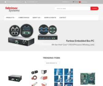 Fabrimex-SYstems.ch(Industrial PC & Machine Vision Spezialist) Screenshot