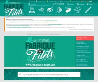 Fabrique-A-Filets.com(Spécialiste du filet sur) Screenshot