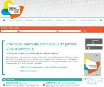 Fabrique-Territoires-Sante.org(Fabrique Territoires Santé) Screenshot