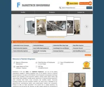 Fabritechprocessequipments.com(Fabritech Engineers) Screenshot
