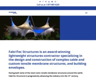 Fabritecstructures.com(FabriTec Structures) Screenshot