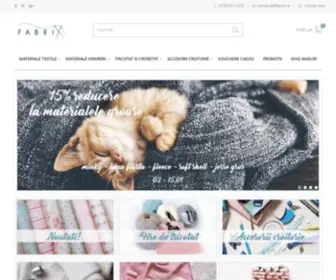 Fabrix.ro(Materiale textile online) Screenshot