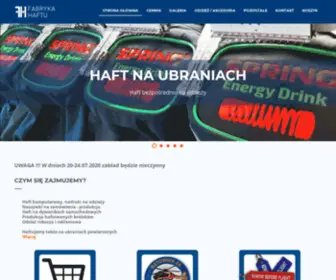 Fabrykahaftu.com.pl(Naszywki na zamówienie) Screenshot