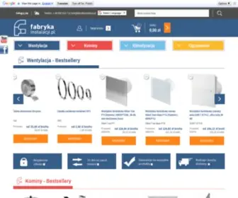 FabrykainstalacJi.pl(Szeroka oferta produktów HVAC) Screenshot