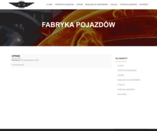 Fabrykapojazdow.pl(Fabryka) Screenshot
