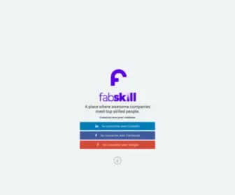 Fabskill.com(Fabskill Recruitment and job offers) Screenshot