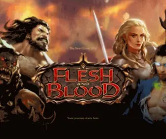 Fabtcg.com(Flesh and Blood) Screenshot