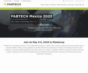 Fabtechmexico.com(FABTECH MexicoMonterrey) Screenshot