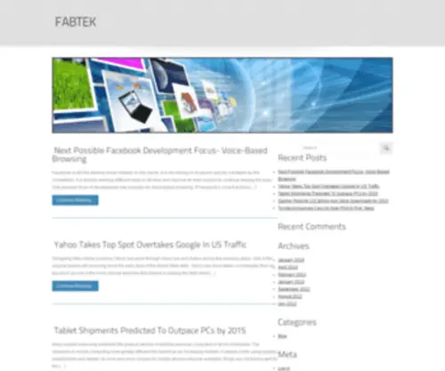 Fabtek.com(Gadget News) Screenshot