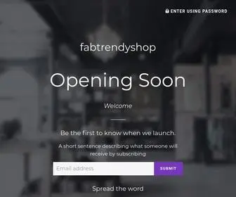 Fabtrendyshop.com(fabtrendyshop) Screenshot