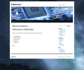 Fabtronics.nl(Electronics and more) Screenshot