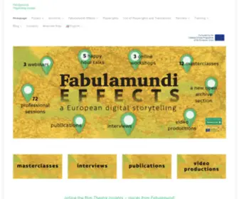 Fabulamundi.eu(Playwriting Europe) Screenshot