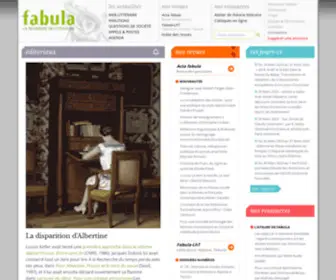 Fabula.org(Fabula) Screenshot