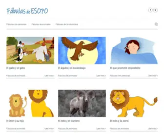 Fabulasdeesopo.es(Fábulas de Esopo) Screenshot