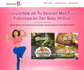 Fabulosayfit.com(Fabulosa y Fit) Screenshot