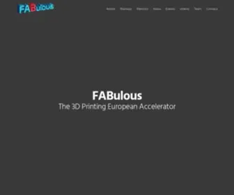 Fabulous-FI.eu(The European 3D Printing Accelerator) Screenshot