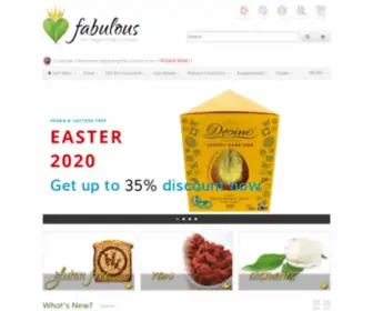 Fabulous.ch(The Vegan Shop Switzerland for Vegans) Screenshot