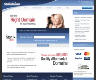 FabulousDomains.com(Expert Tools for Domainers) Screenshot