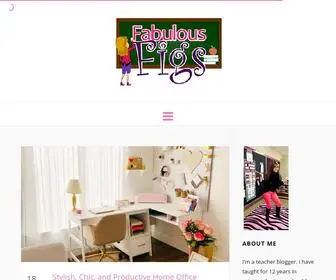 Fabulousfigs.com(Teaching Resources and Teacher Blogger) Screenshot