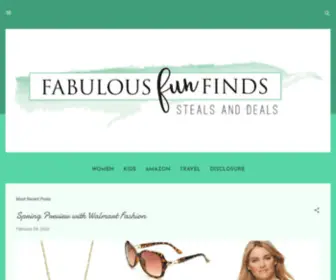 Fabulousfunfinds.com(Fabulous Fun Finds) Screenshot