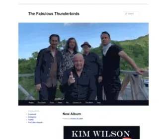 Fabulousthunderbirds.com(The Fabulous Thunderbirds) Screenshot