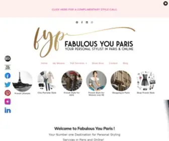 Fabulousyouparisblog.com(Fabulous You Paris) Screenshot