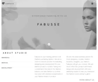 Fabusse.com(Fashion Business Services) Screenshot