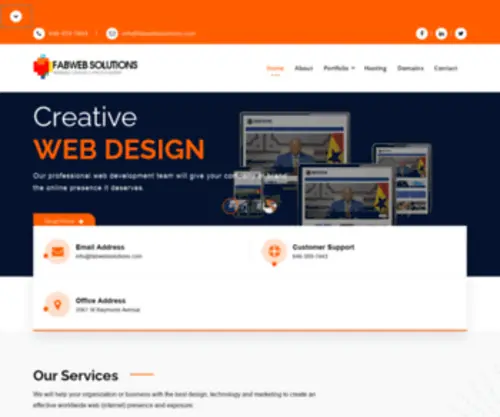 Fabwebsolutions.com(Fabweb Solutions) Screenshot