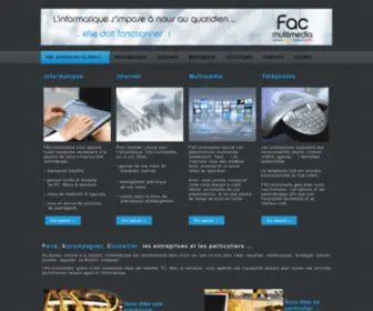 Fac-Multimedia.fr(Votre partenaire informatique et internet) Screenshot