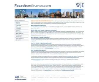 Facadeordinance.com(Facade Ordinances) Screenshot