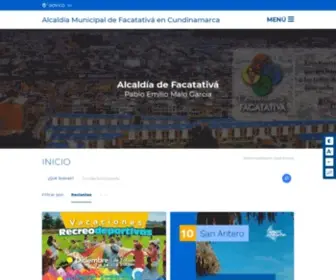 Facatativa-Cundinamarca.gov.co(Alcaldía Municipal de Facatativá) Screenshot