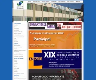 Faccar.com.br(Faculdade Paranaense) Screenshot