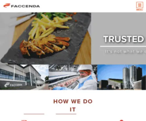 Faccenda.co.uk(Faccenda Foods) Screenshot