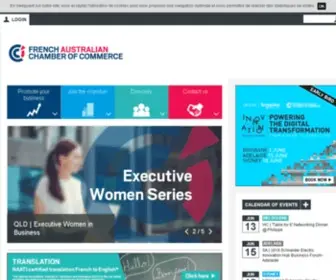 Facci.com.au(French-Australian Chamber of Commerce & Industry) Screenshot