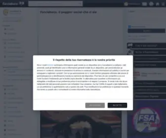 Facciabuco.com(Il social network satirico) Screenshot